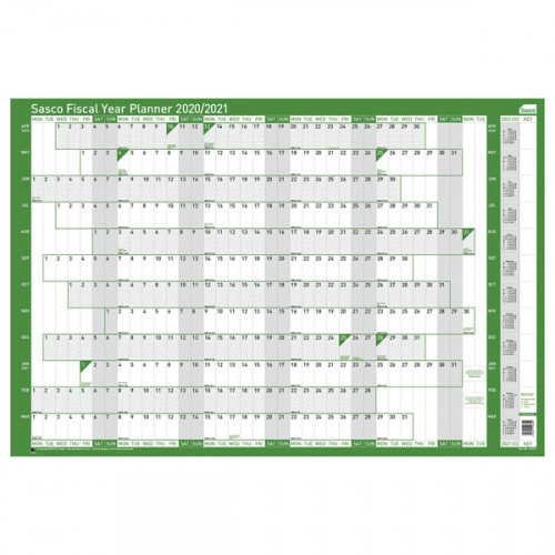 Sasco Fiscal Year Planner 2020-2021 2410111