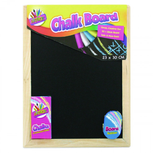 CHALK BOARD AND ERASER SET PK12
