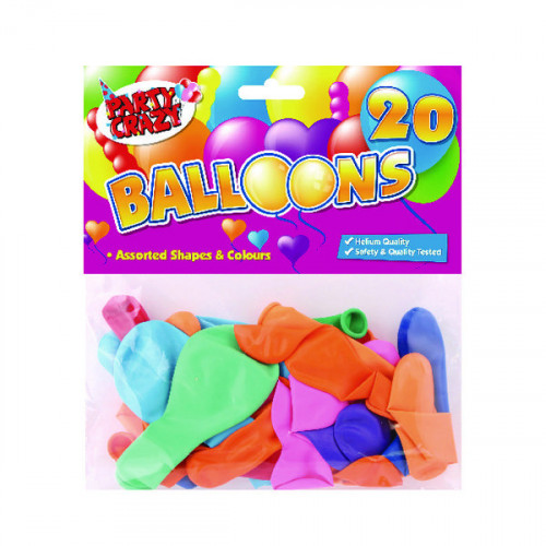 Balloons Assorted Shapes And Colours (Pack of 240) 5701