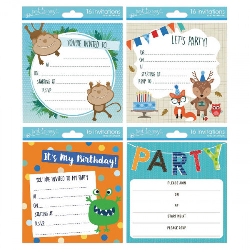 Tallon Boy Designs Invitation Cards (Pack of 192) 4399