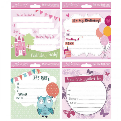 Tallon Girl Designs Invitation Cards (Pack of 192) 4484