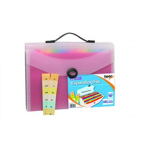 TIGER A4 EXPANDING FILE 6PK