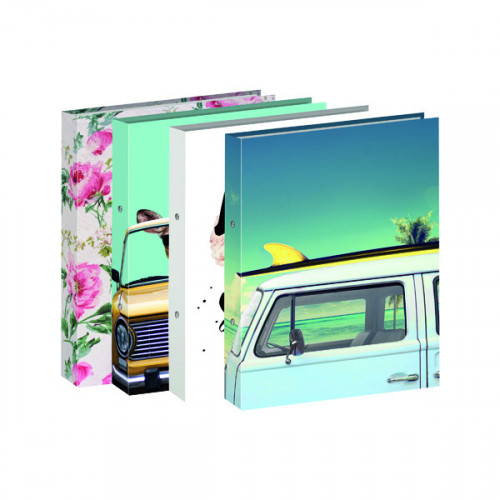 A4 Fashion Assorted 25mm Board 2 Ring Binder (Pack of 12) 301648