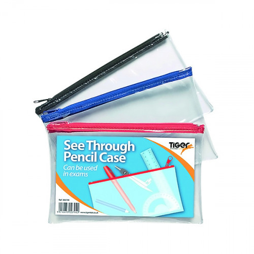 TIGER SMALL EXAM PENCIL CASE PK12