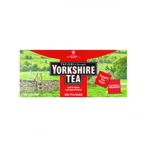 Yorkshire Tea Tagged and Enveloped (Pack of 200) 1341