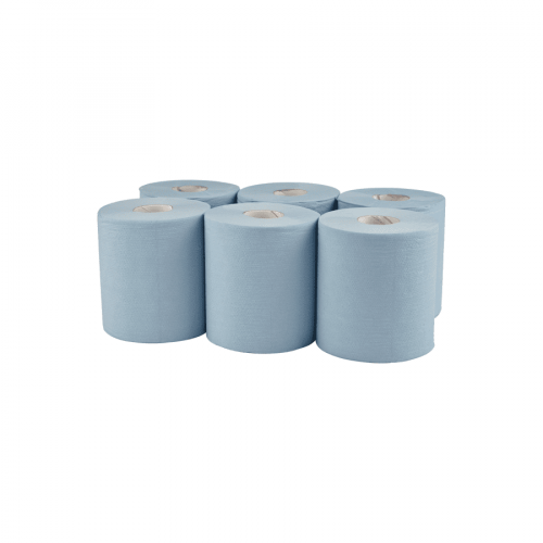 THS Centre Feed 2 Ply - Blue 150M per 6 rolls BC1575E