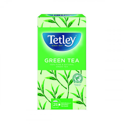 Tetley Pure Green Tea Bags (Pack of 25) 1575A