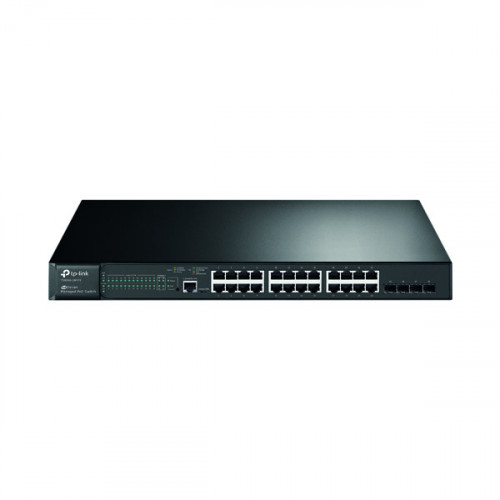 TP-Link JetStream 24-Port Gigabit L2 Managed PoE+ Switch T2600G-28MPS