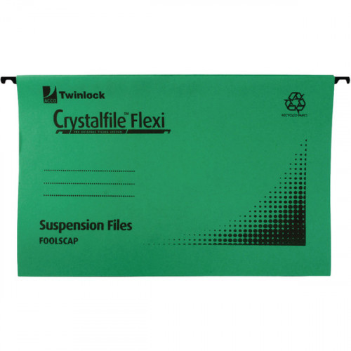 REXEL CRYSTALFILE SUSN FILE GRN PK50