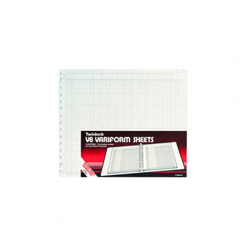 Rexel Variform V8 12-Column Cash Refill (Pack of 75) 75983