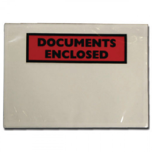 GoSecure Document Envelopes Documents Enclosed Self Adhesive DL (Pack of 100) 9743DLDE01