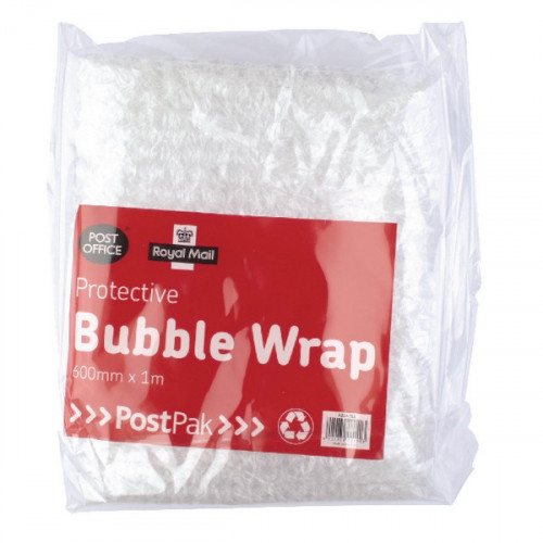 Postpak Protective Bubble Wrap Flat Sheet 600mm x 1m (Pack of 6) 37728