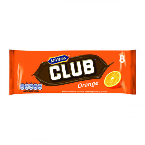 McVities Club Orange (Pack of 8) 16726