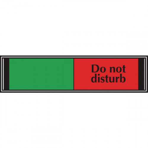 Sliding Sign Do Not Disturb 225x52mm V6DB/DD