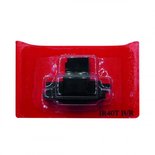 CALCULATOR IR40T RED/BLK INK ROLLER