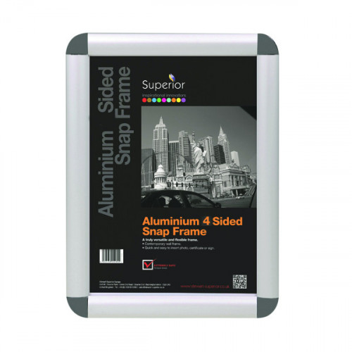 STEWART SUPERIOR SNAP FRAME A4 GRY