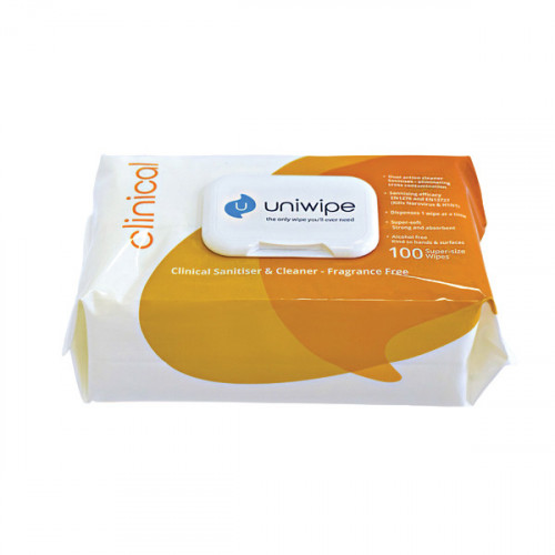 Uniwipe Clinical Wipes (Pack of 100) 5833