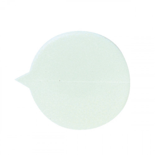 GOSECURE PLAIN ROUND SEALS WHT PK500