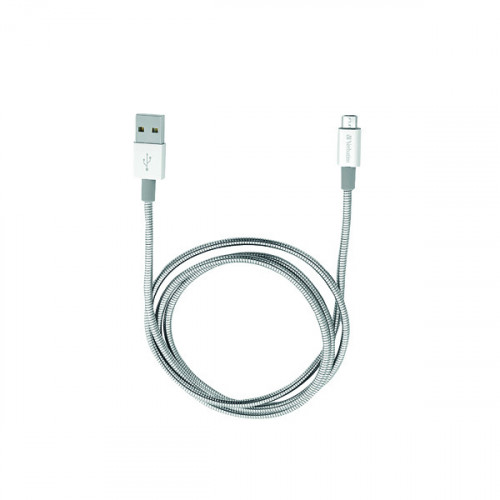 Verbatim Sync and Charge Micro B USB Cable 100cm Silver 48862
