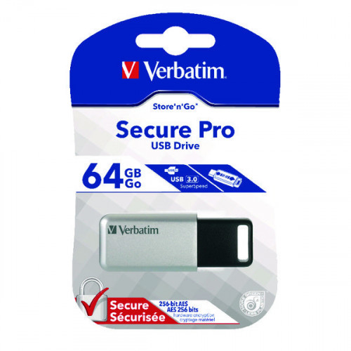 VERBATIM SECURE PRO USB 3.0 DRV 64GB