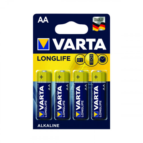 VARTA LONGLIFE AA BATTERY PK4