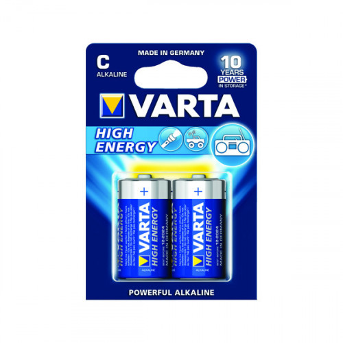 Varta C High Energy Battery Alkaline (Pack of 2) 4914121412