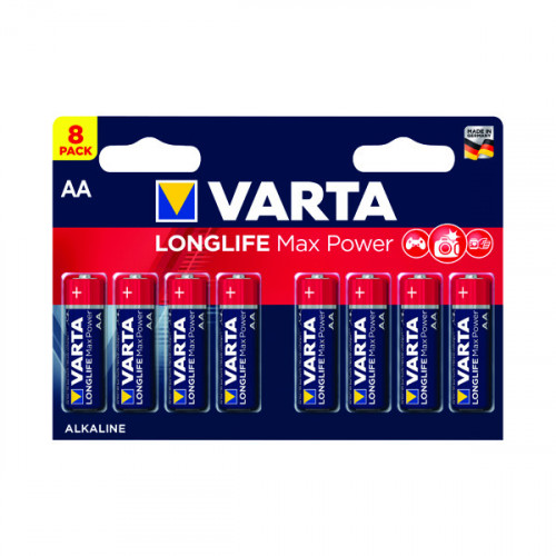 VARTA LLIFE MAX PWR AA BATTERY PK8