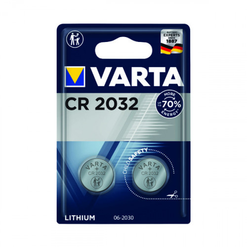 VARTA CR2032 COIN CELL BATTERY PK2