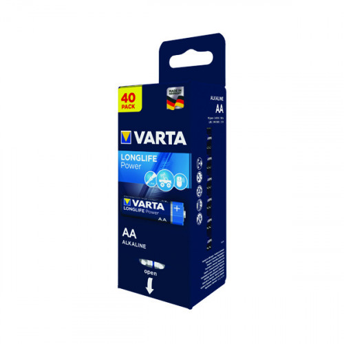 VARTA LONGLIFE PWR AA BATTERY PK40