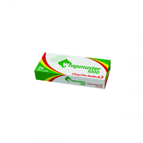 WRAPMASTER CLING FILM REF 300MMX100M