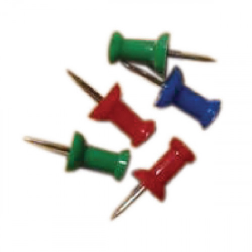 OB PUSH PINS ASSORTED COLOURS