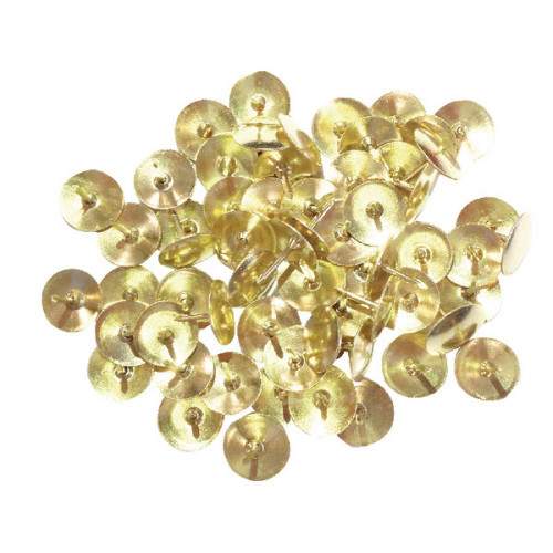 BRASS DRAWING PINS 9.5MM PK1000