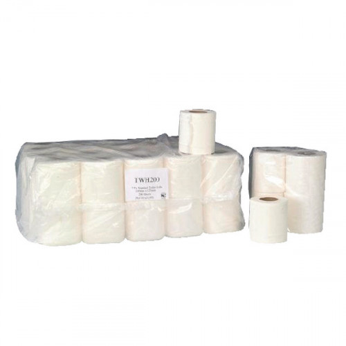 2 PLY TOILET ROLL 200SHT PK36