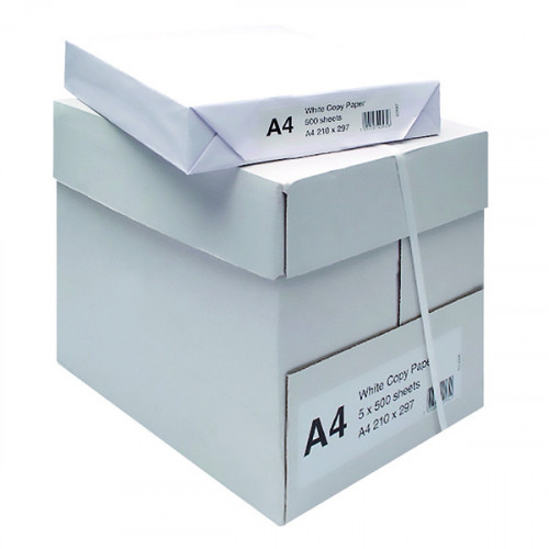 COPIER PAPER A4 WHT REAM WRAP PK2500