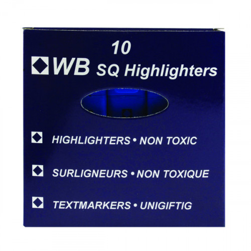 Hi-Glo Highlighter Blue (Pack of 10) 844003