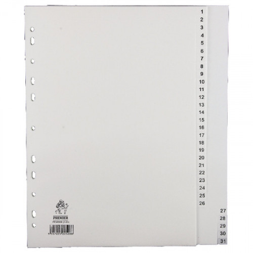 A4 WHITE 1-31 POLYPROPYLENE INDEX