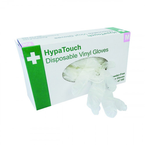 Vinyl Gloves Powder Free Medium (Pack of 100) WX07396