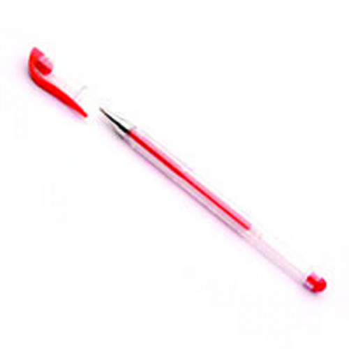 RED GEL PENS MEDIUM TIP PK10