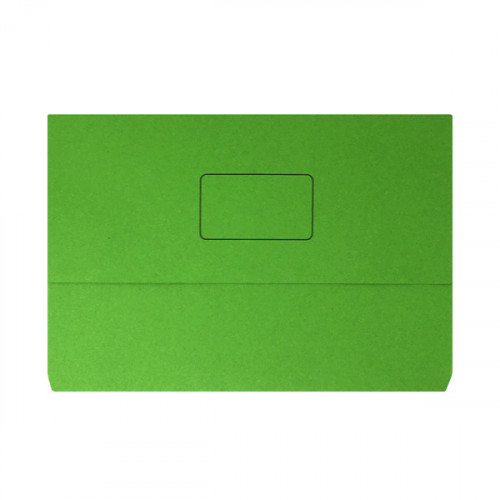 DOCUMENT WALLET 220GSM FC GREEN PK50