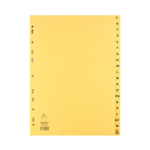 BUFF A4 20-PART A-Z INDEX