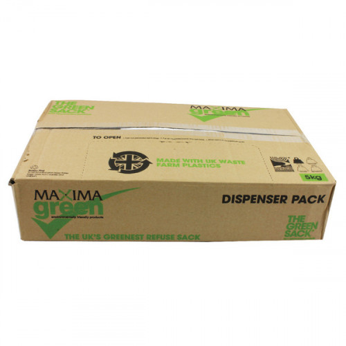 Black Light Duty Refuse Sack 18x29x39 Inches 22 Micron (Pack of 200) WX80001