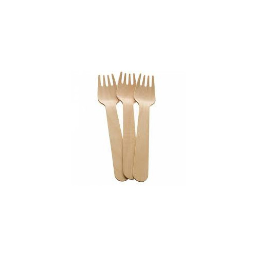 Biodegradable Wooden Forks per 10 x 100 FSC 100%
