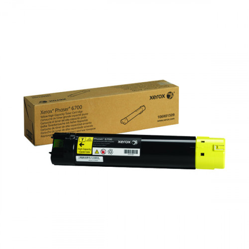 Xerox Phaser 6700 Yellow High Capacity Toner 106R01509