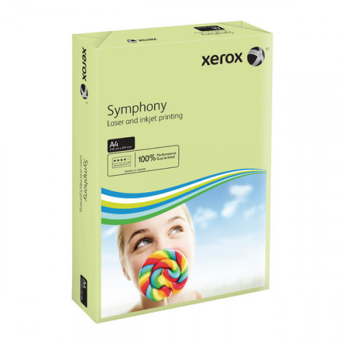 Xerox Symphony A4 Pastel Green 160gsm Card (Pack of 250) XX93226