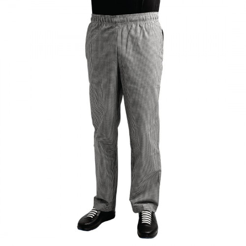 Whites Easy Trouser Small Black Check - Size XXL