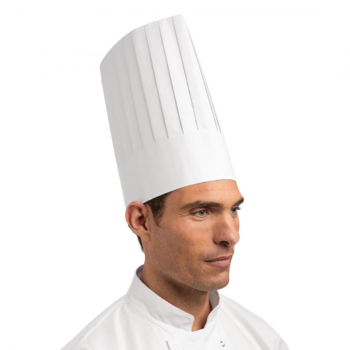 Betapak - eGreen Disposable Chefs Hat White (Pack of 50)