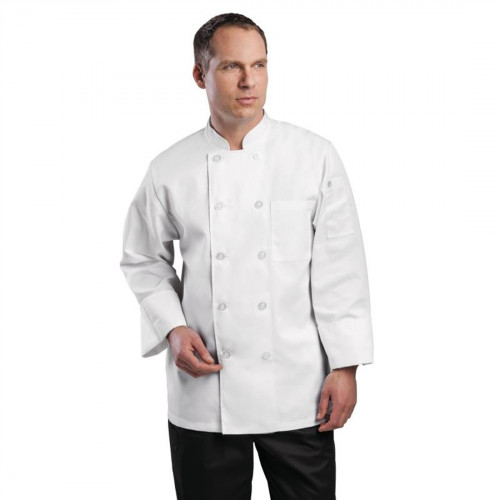 Chef Works Le Mans Chefs Jacket Long Sleeve Polycotton (WCCW) - Size 3XL (B2B)
