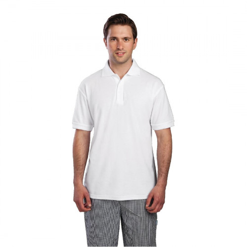 Polo Shirt White - Size 2XL