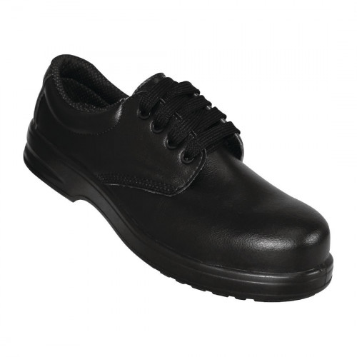 Lites Unisex Lace Up Safety Black - Size 38