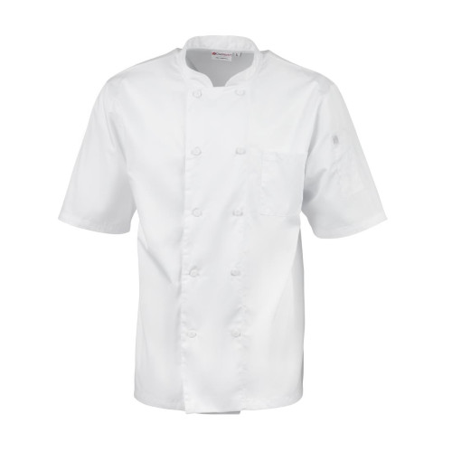 Chef Works Montreal Basic White Cool Vent Chef Jacket (JLCV) - Size 4XL (B2B)